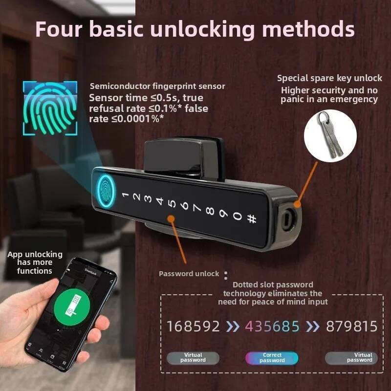 Fingerprint Graffiti Pas Open The Door Left and Right Intelligent ...