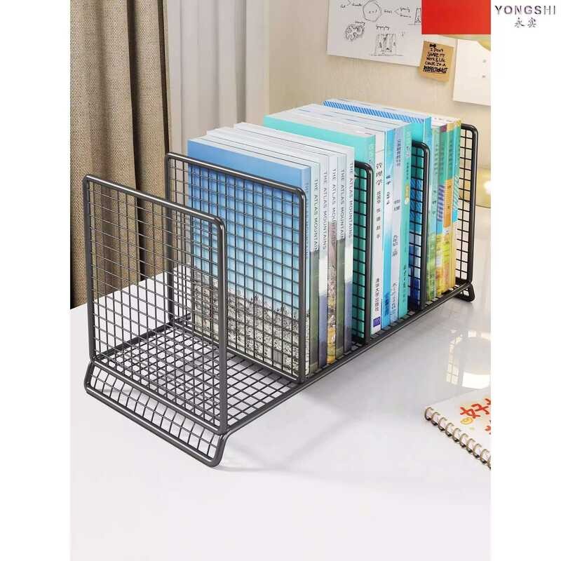 Desktop Bookend Bookshelf Student Book Storage Office Dormitory A4 File ...