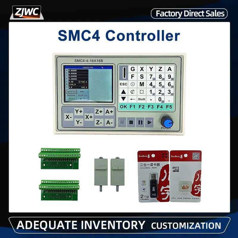 W CNC Kit Smc4 4 Axis Offline Controller And Engraving Hine Control ...