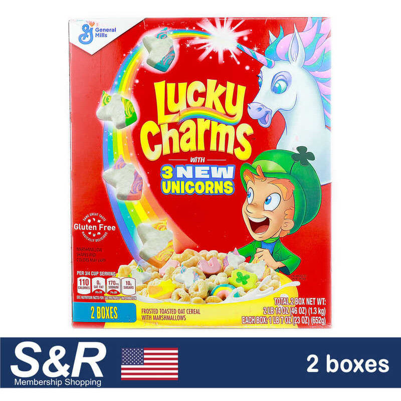 COD General Mills Lucky Charms Frosted Toasted Oat Cereal X G | Shopee ...