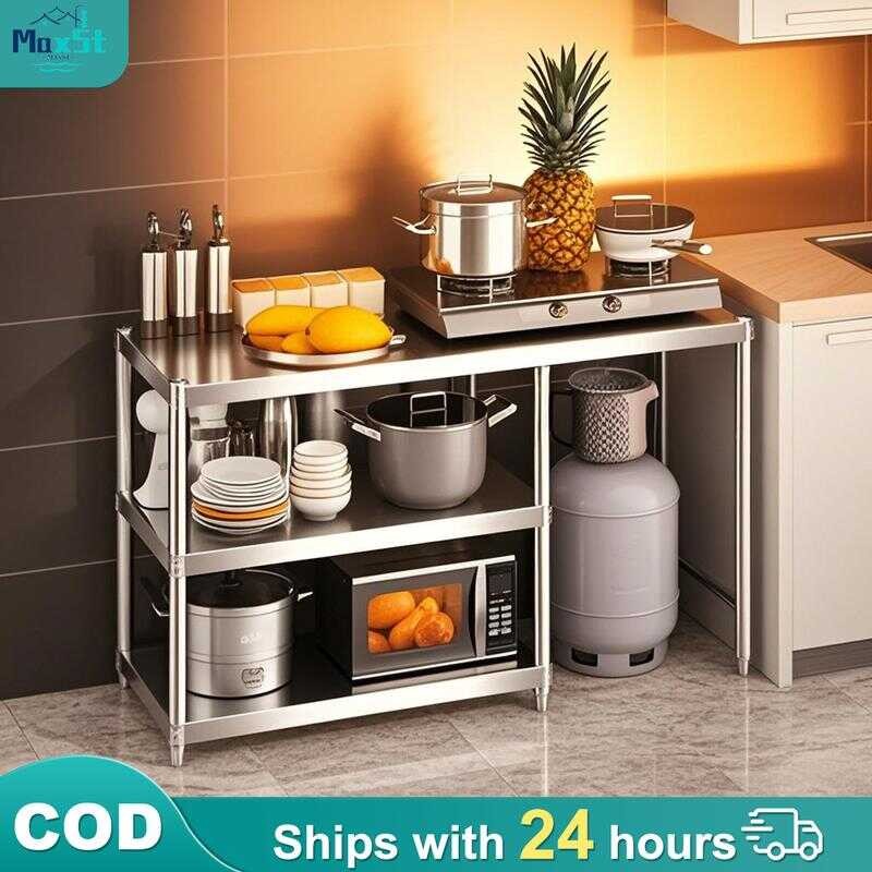 E5d Maxstorage Heavy-Duty Gas Stove Rack Organizer Plastic Rattan ...