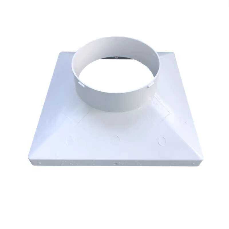 3 Plastic Square to Round Flange Adapter Ventilation Duct Reducer ...