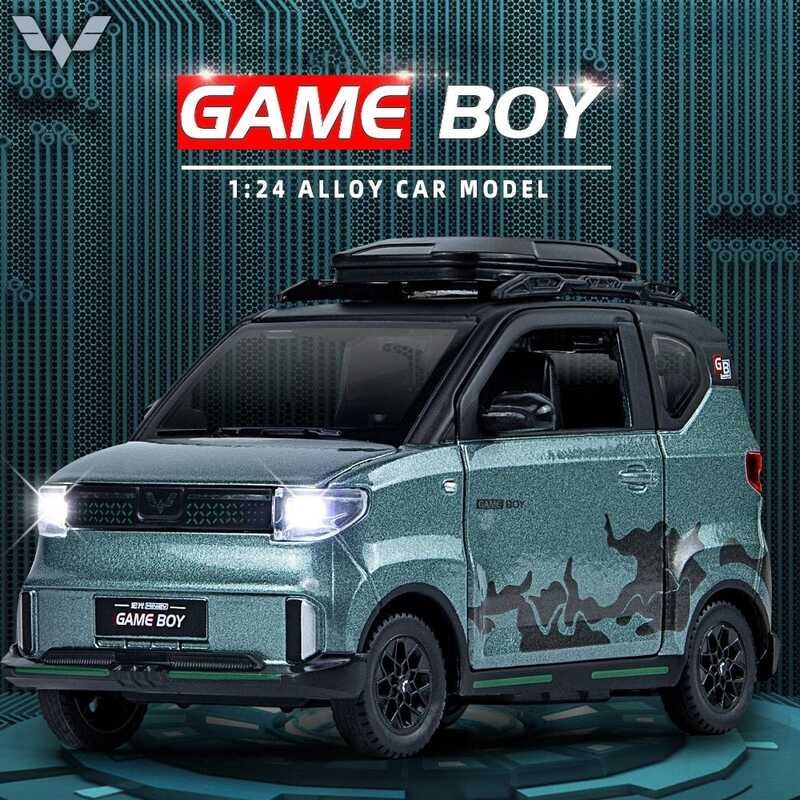 Tt 1:24 Wuling MINI EV GAME BOY Alloy Model Toy Diecasts Metal Casting ...
