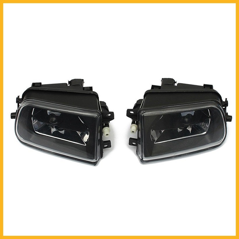 Smoke Tinted Fog Lights Kit With Wiring & Switch - For 1999-2000 Honda Civic (Pair, Halogen)