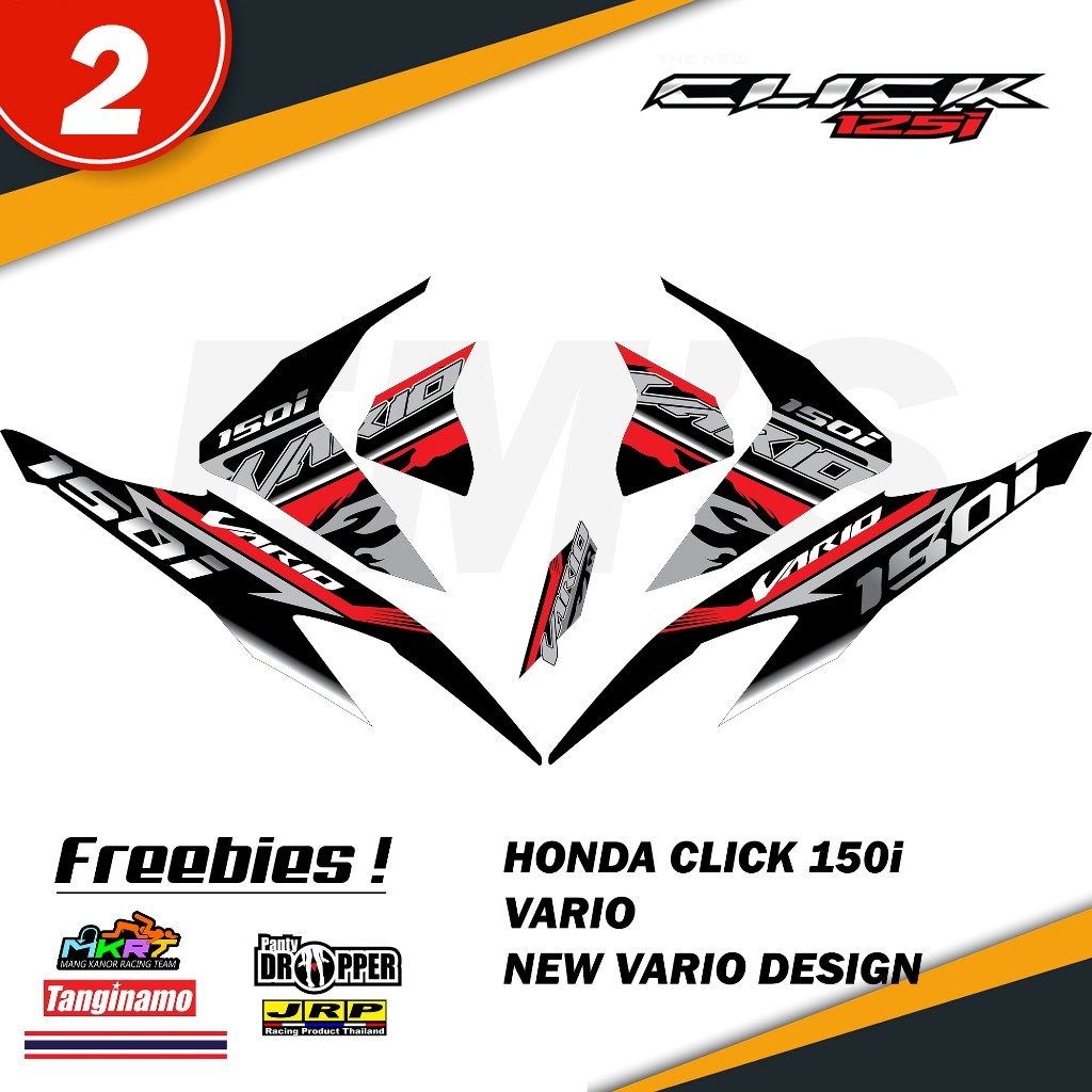 HONDA CLICK 150 NEW VARIO DECALS | Shopee Philippines