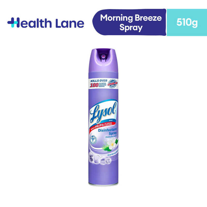 Lysol Disinfectant Spray Early Morning Breeze 510G 3 | Shopee Philippines