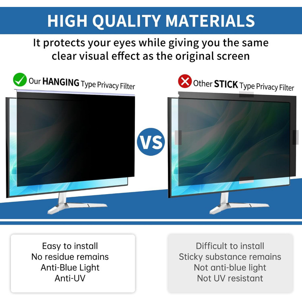 Hanging Type Computer Privacy Screen Protector for 12.5