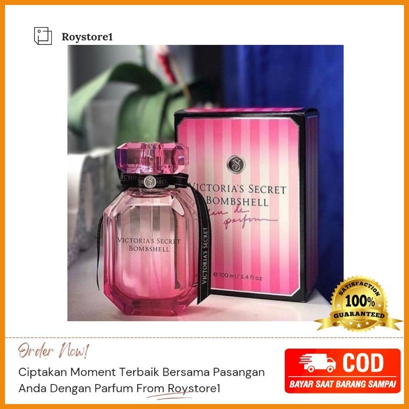 Victorias Secret Bombshell Eau De Parfum Parfum Wanita 100 ml | Shopee ...