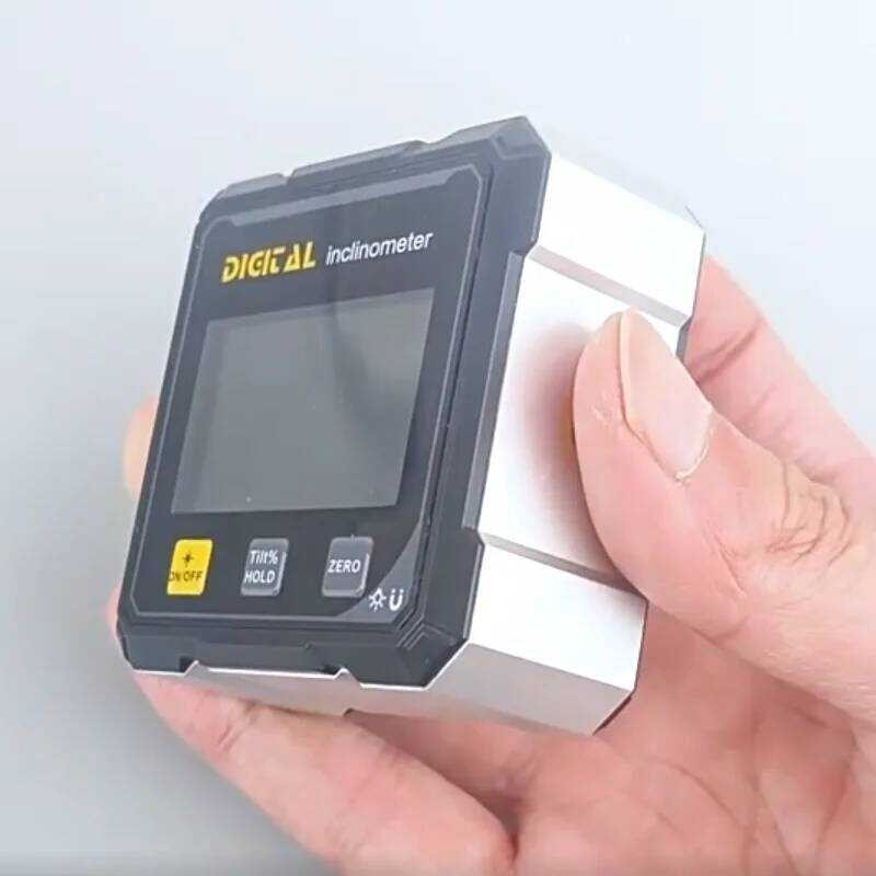 4-Side Magnetic Digital Angle Gauge With Laser Electronic Protractor ...