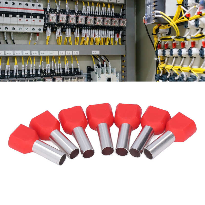Twin Insulated Ferrule Pin Airtight Termination 100Pcs Cord End ...