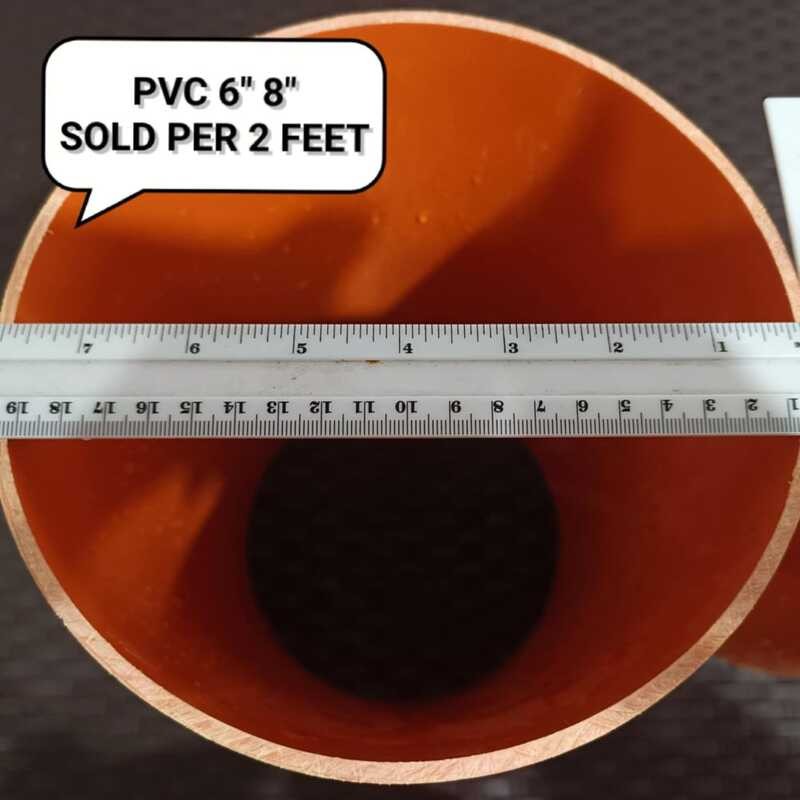 (2 3 Feet) BIOPIPE ORANGE 6 AND 8 DIAMETER SOLD PER 1 FEET / 12 INCH ...