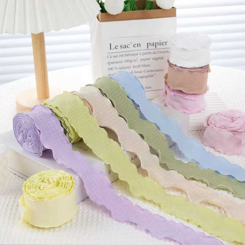 Cake Gift Box Packing Wrinkled Rolled Edge Lace Fairy Flower Bouquet ...
