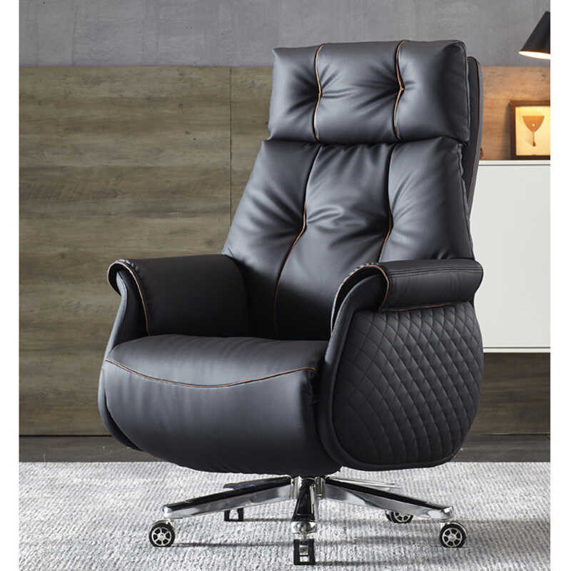 Kruzo Nöel Executive Fully Automatic Reclining Swivel Cowhide Chair 96 ...