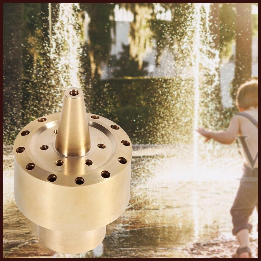 ↂ 1/2'' 1/4'' Brass Column Fireworks Fountain Nozzles Sprinkler Spray ...