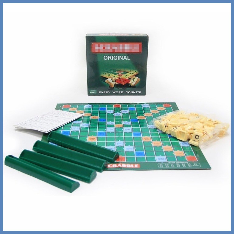 Scrabble board game 2toys1 Mini educational house party toys board game ...