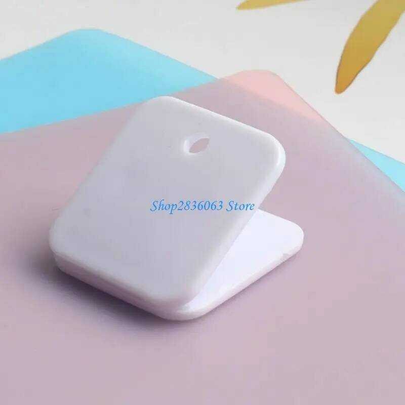 10Pcs Acrylic 831D Paper Clip Square Paper Clip File Clamp Bag Clip For ...