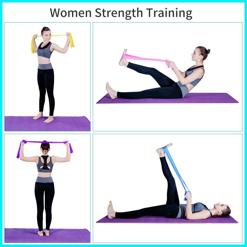 Multifunction Yoga Training Tension Rope / Sit-ups Fitness Workout Foot ...