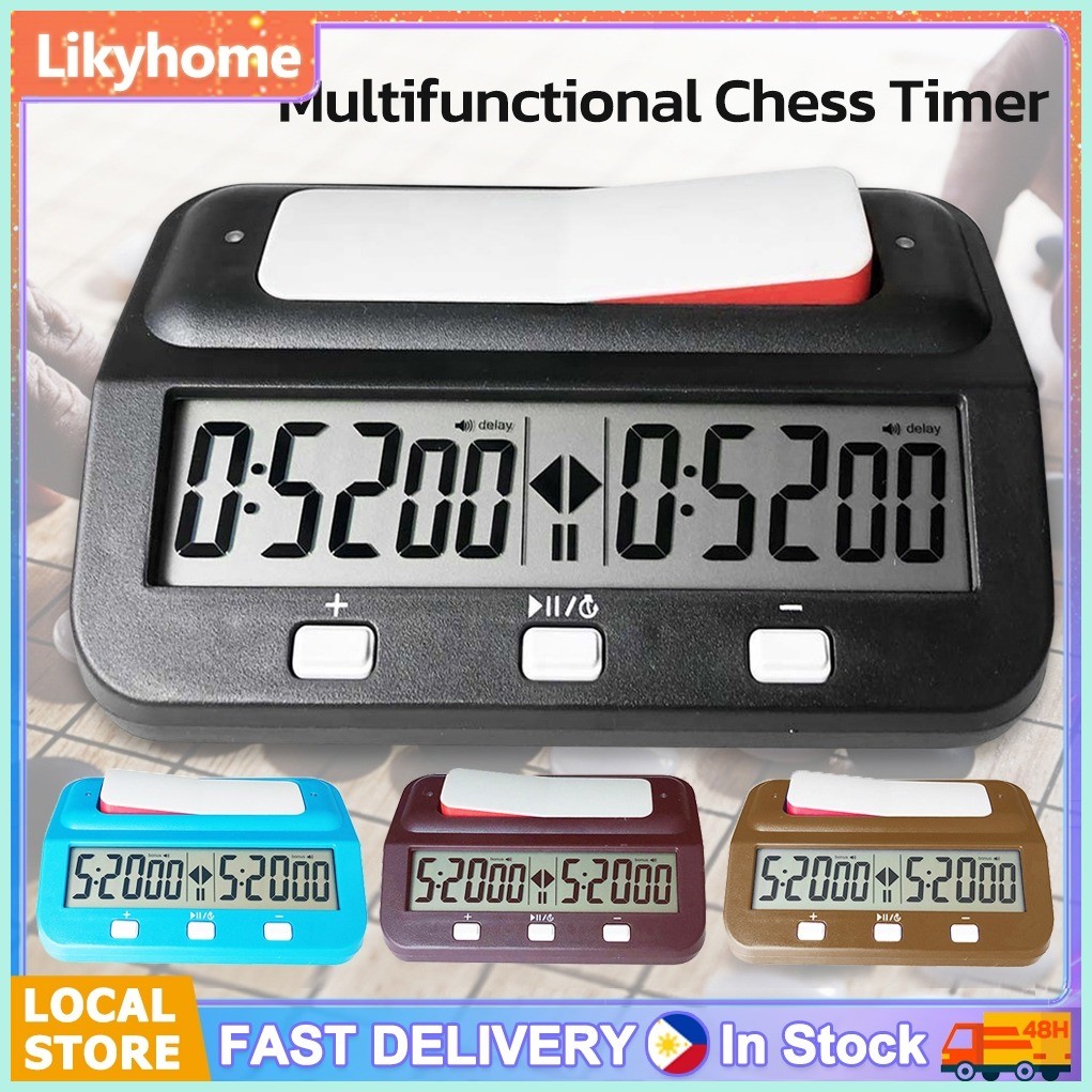 [Fast Delivery] Chess Game Clock Timer Digital Chess Alarm Clock Game ...