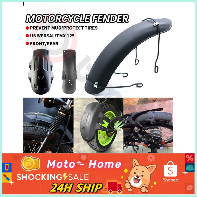 Motorcycle Front/Rear Mudguard Universal Retro Fender Classic Cafe ...