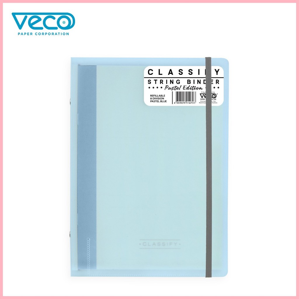 Veco Paper Classify String Binder Pastel Edition 8D (1pc) | Shopee ...