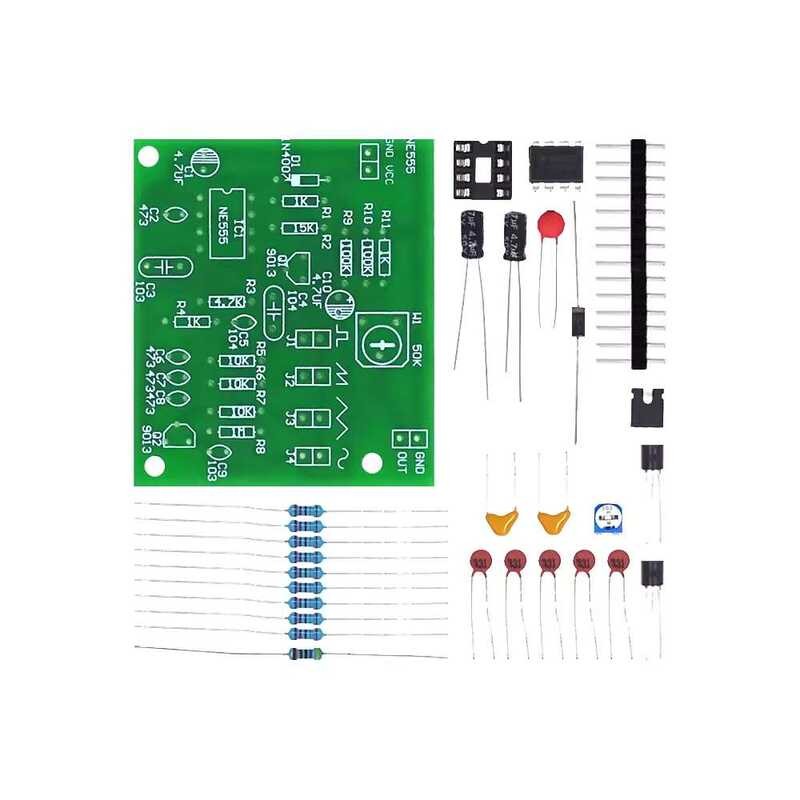 NE555 Multi-channel Waveform Generator Sine Triangle Square Sawtooth ...