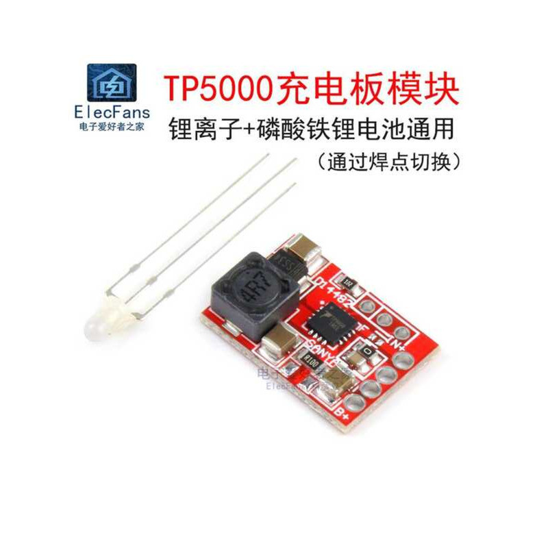 TP5000 Charging Board Module 3.7V 4.2V Li-ion 3.2V 3.6V Lithium Iron ...