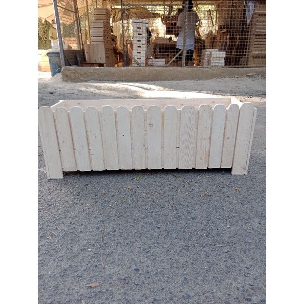WOODEN PLANT BOX (picket fence style) | Shopee Philippines