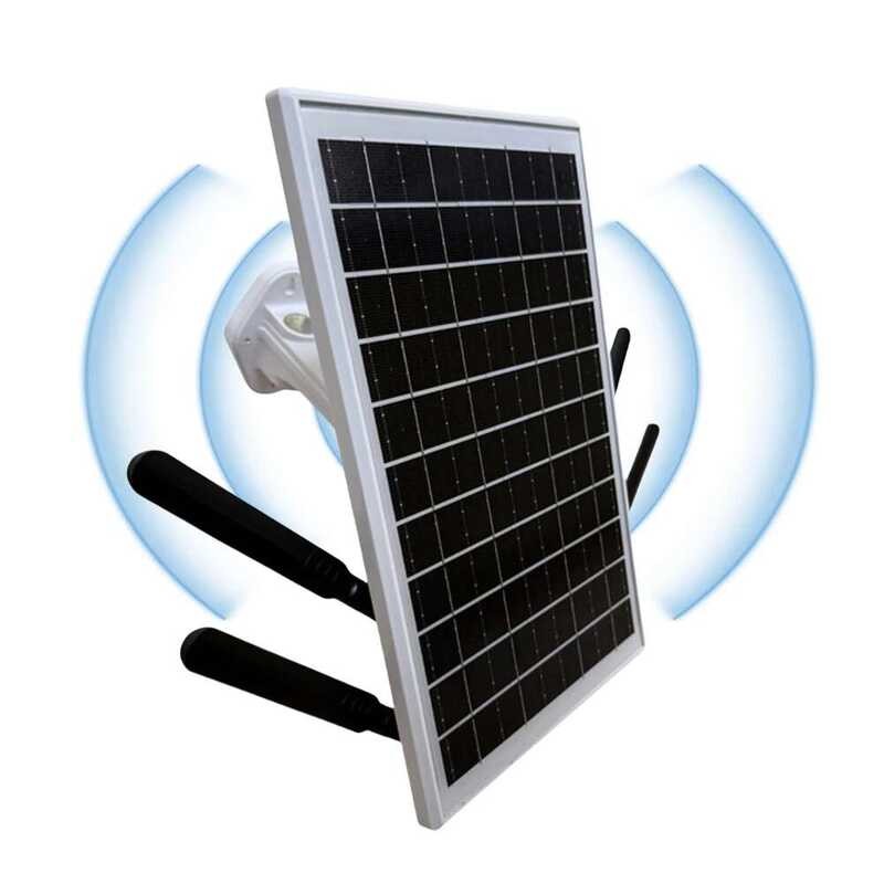W Solar Panel Powered With SIM Card Slot 4G LTE Modem Router Wifi ...