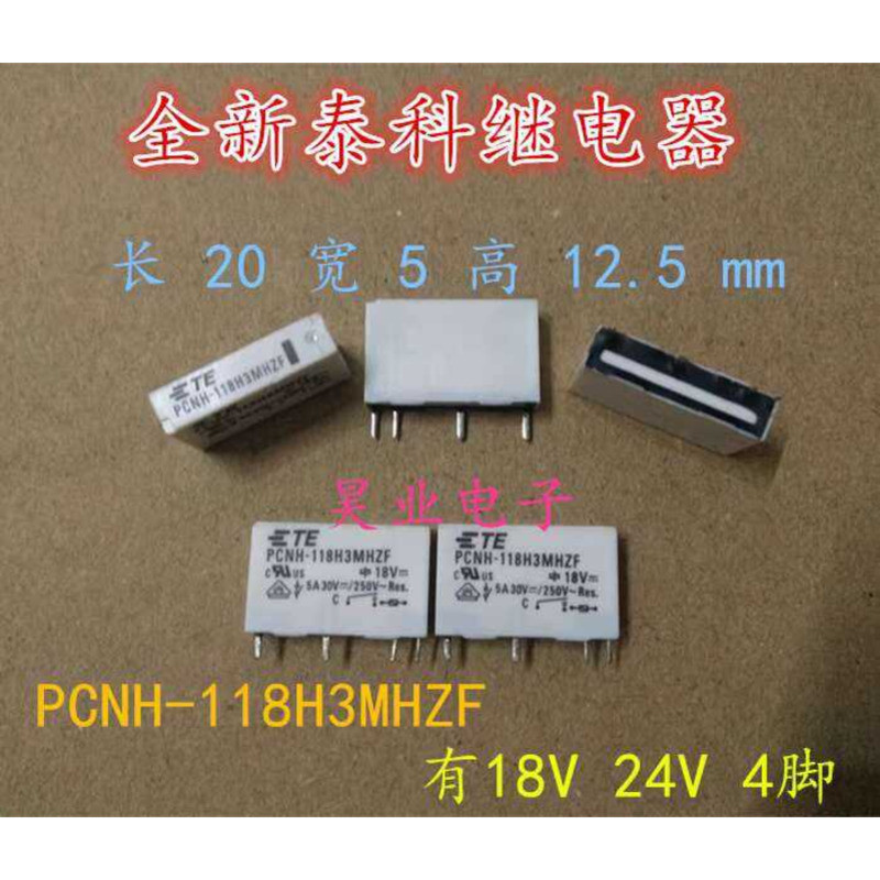 Rel&egrave; A Stato Solido TYCO PCNH-124H3MHYZF, 24VDC, 5A 250V, 4 Pin