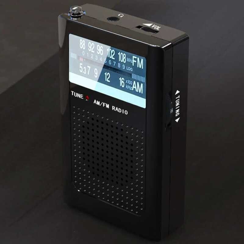 X Portable Fm/Am Receiver AAA Battery Powered AM FM Radio With Loud ...