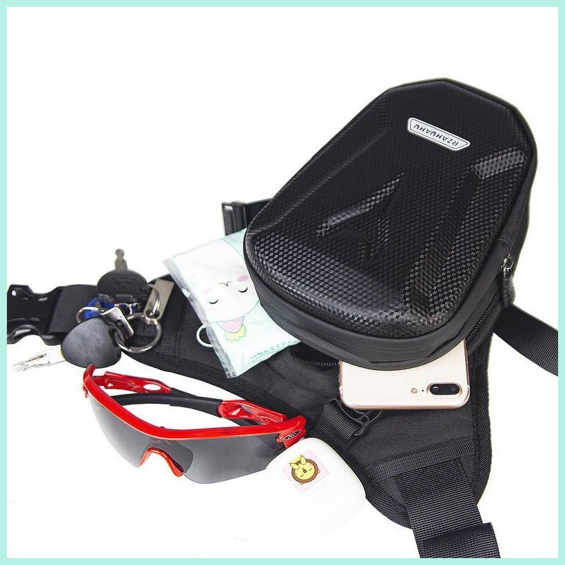 Tactical Leg Pack Motorcycle Riding Multifunctional EVA Hard Shell ...