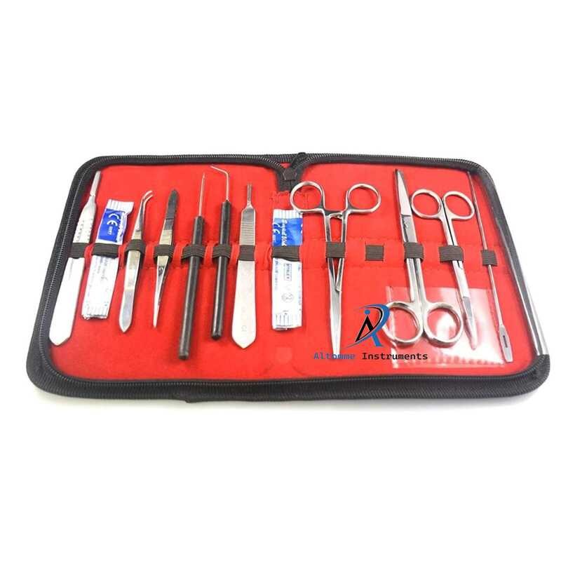Medical Student Professional Anatomy Dissection Kit Advanced Stainless ...