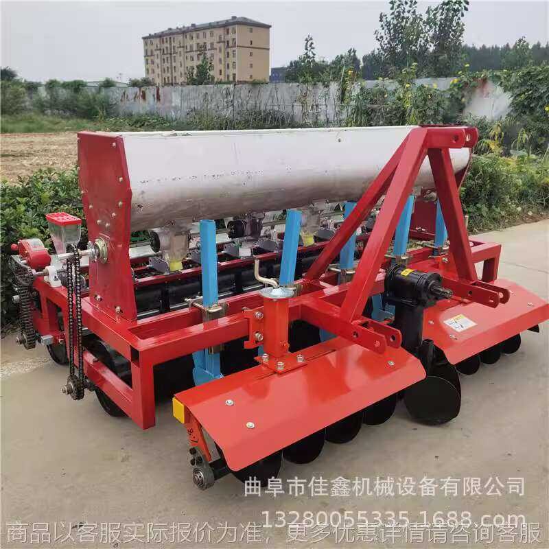 Seeding Machine for Carrots on Ridges, Tractor-Pulled Rapeseed Seeder ...