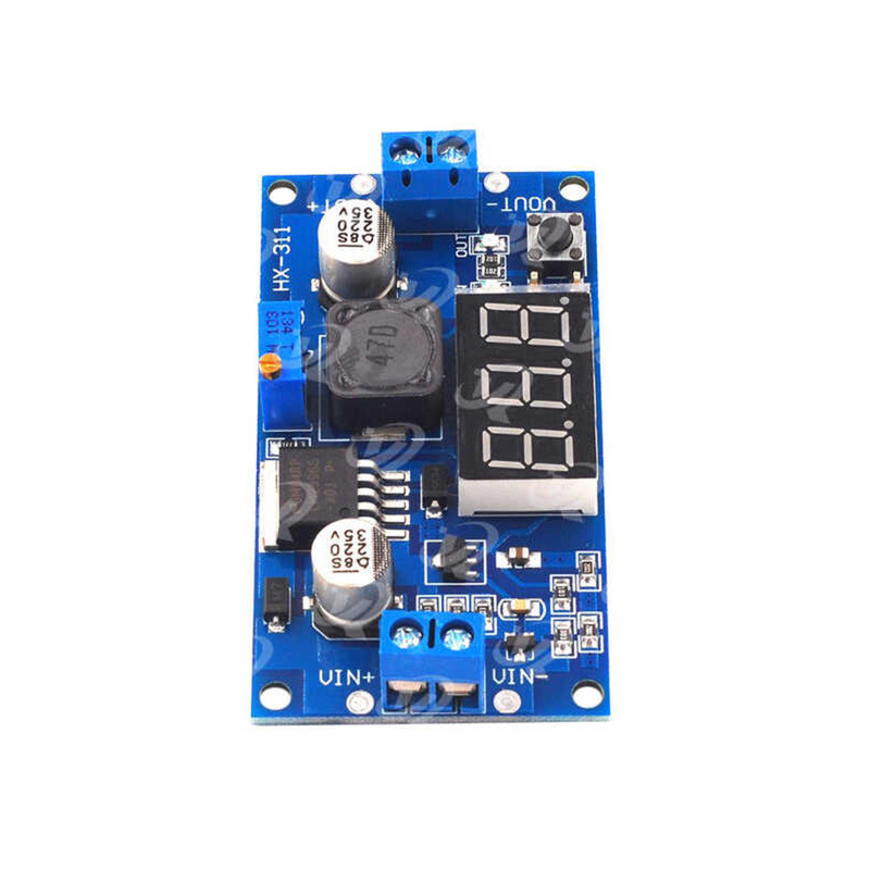 DC-DC Adjustable Regulated Power Supply LM2596 Regulator Module ...