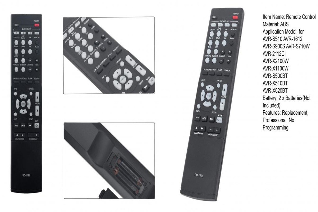 SEV Universal Remote Control Long Range Remote Control Denon Av ...