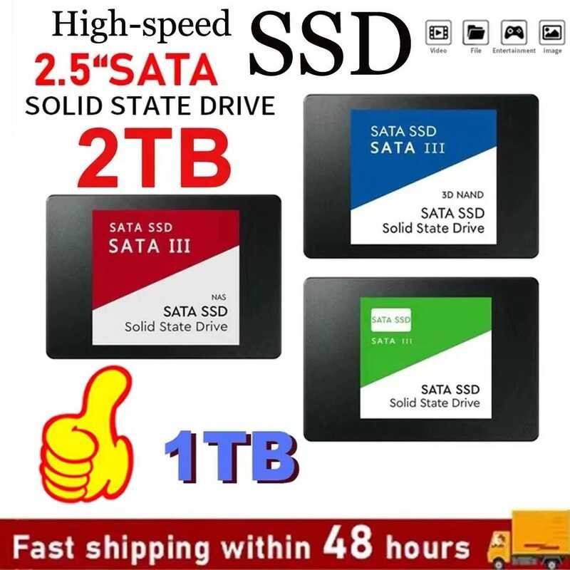 2025New 500Gb Fast SATA SSD Sata 4Tb Hard Drive Disk Sata3 2.5 Inch 2Tb ...
