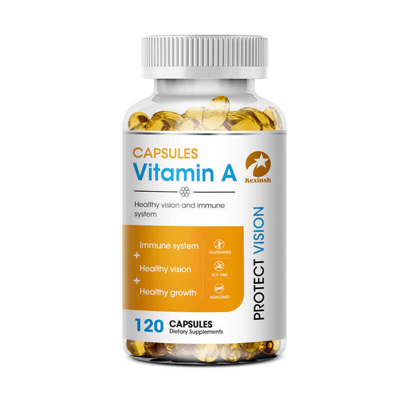 Kexinsh Vitamin A Capsules From Fish Liver Oil, Supports Immune ...