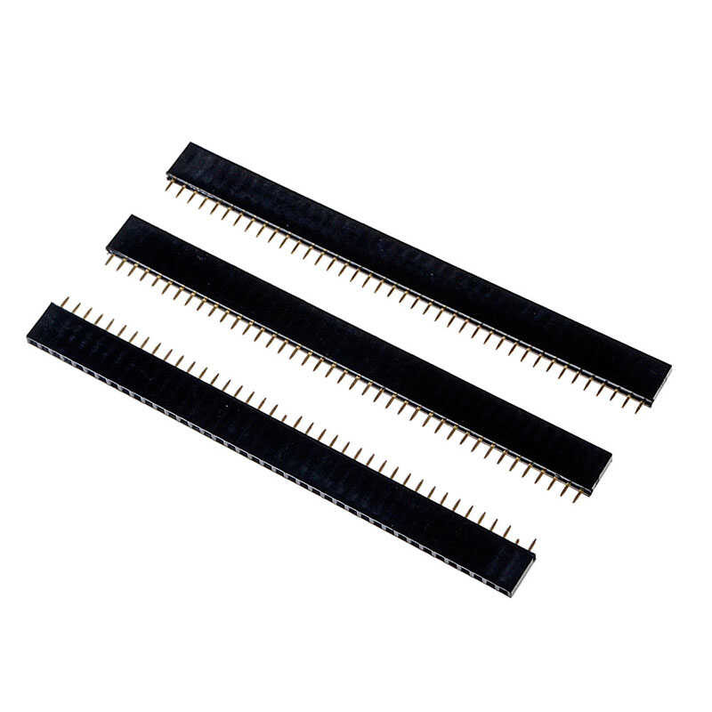 2.54MM Pitch Single Row Plug Socket Electronic DIY Female Header ...