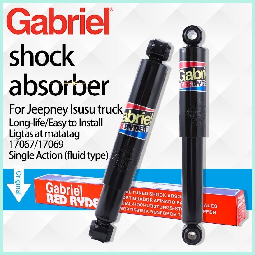 GABRIEL Shock Absorber 17067/17069 For Jeepney Isuzu Jeep Black Rear ...