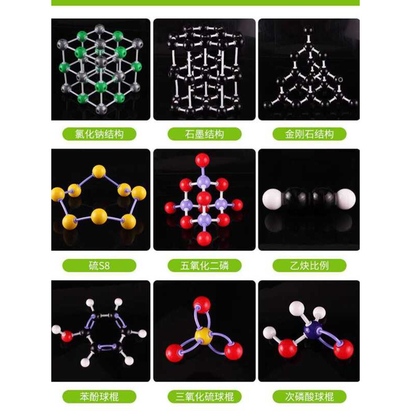 High School Chemistry Organic Molecular Structure Model Ball and Stick ...