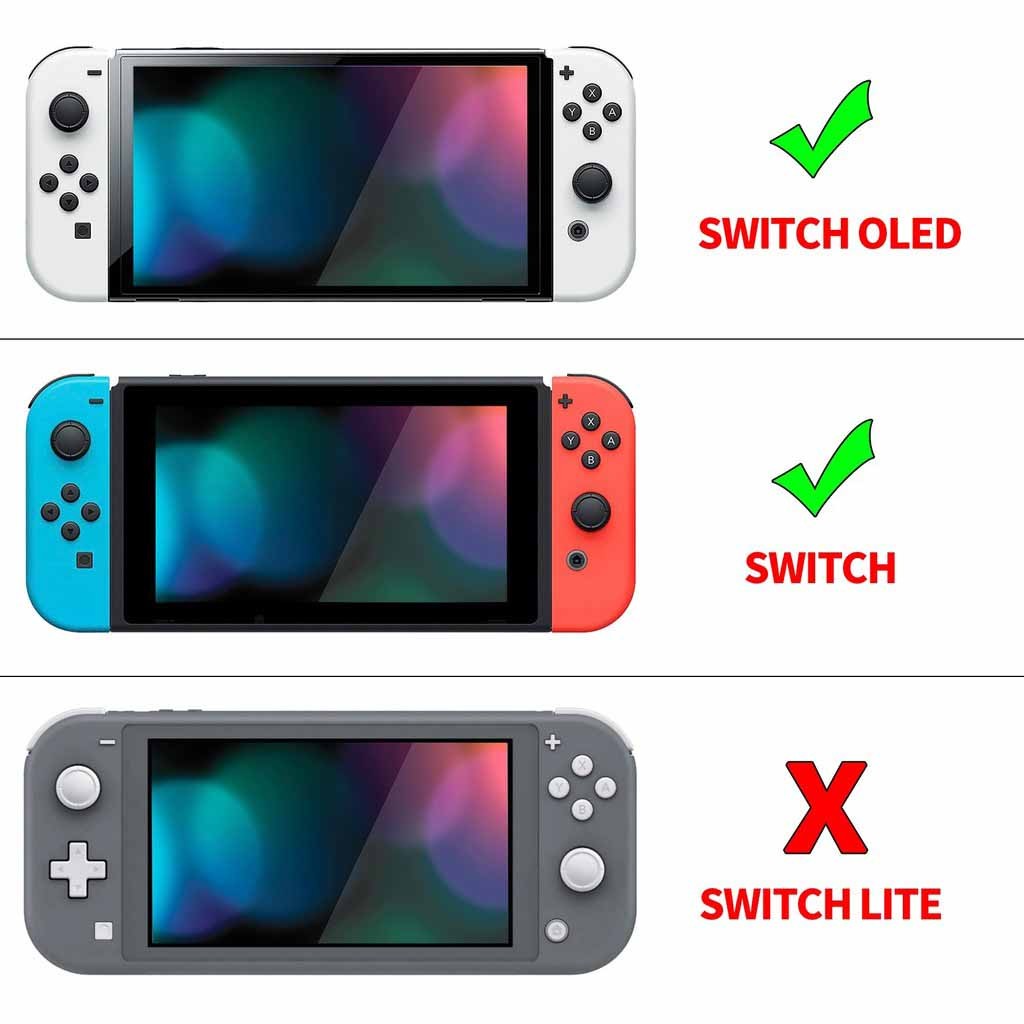 Dockable Soft Shell for Nintendo Switch /OLED, Soft Silicone Case for ...