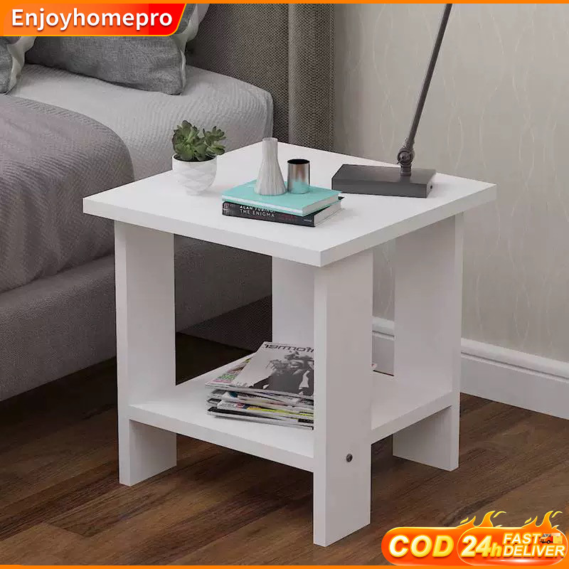 COD Small Square Desk Side Table Simple Bedside Table Nordic Bedroom ...