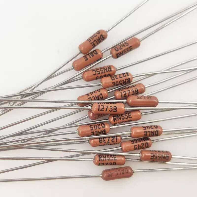 127K Brown 1/4W DALE High-Precision 0.1% Accuracy Metal Film Resistor ...