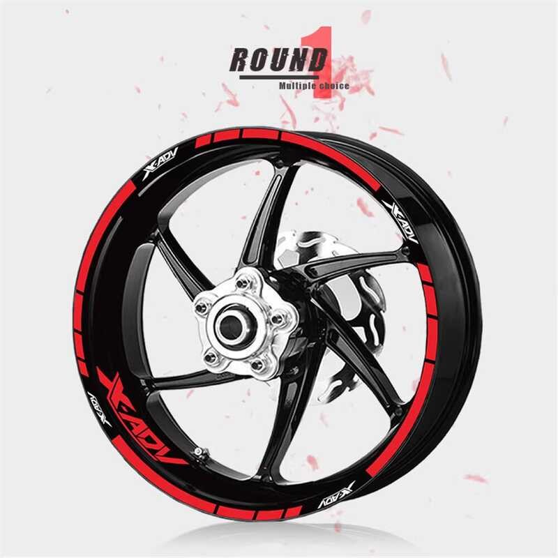 Xadv750 X-Adv Modified Wheel Rim Stickers Reflective Steel Rim Stickers ...