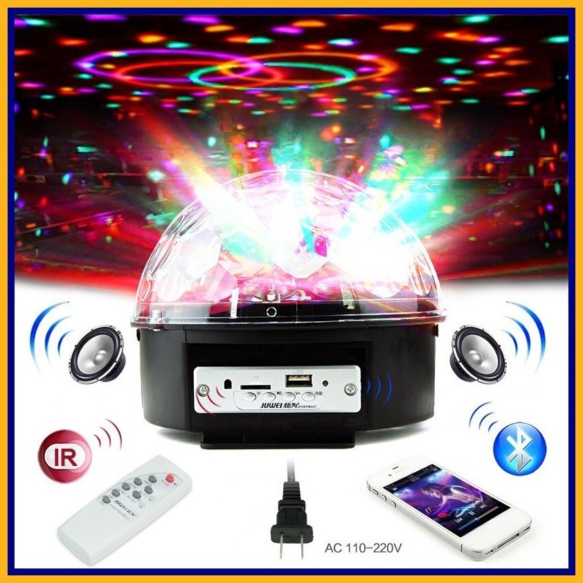 [Hot-Sale] RGB LED Projector Spotlight MP3 Crystal Magic Ball Stage ...