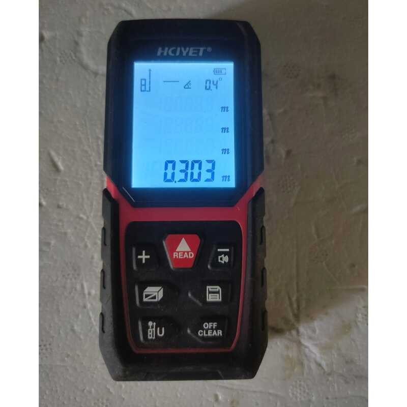 HCJYET 50m High Precision Handheld Laser Rangefinder Infrared Distance ...