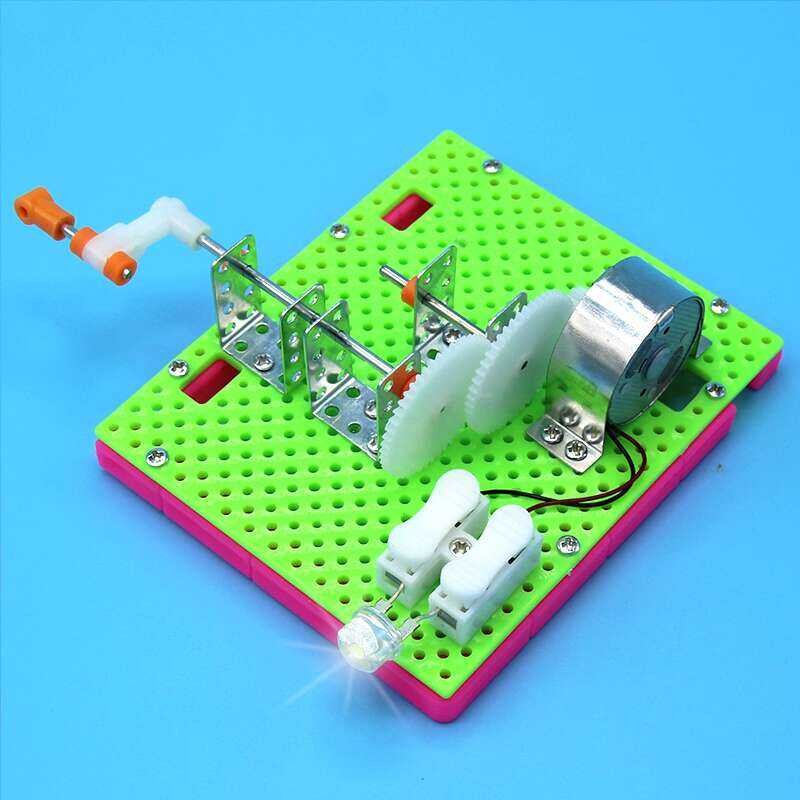 Hand Crank Model DIY Handmade Generator Technology Small Craft Science ...