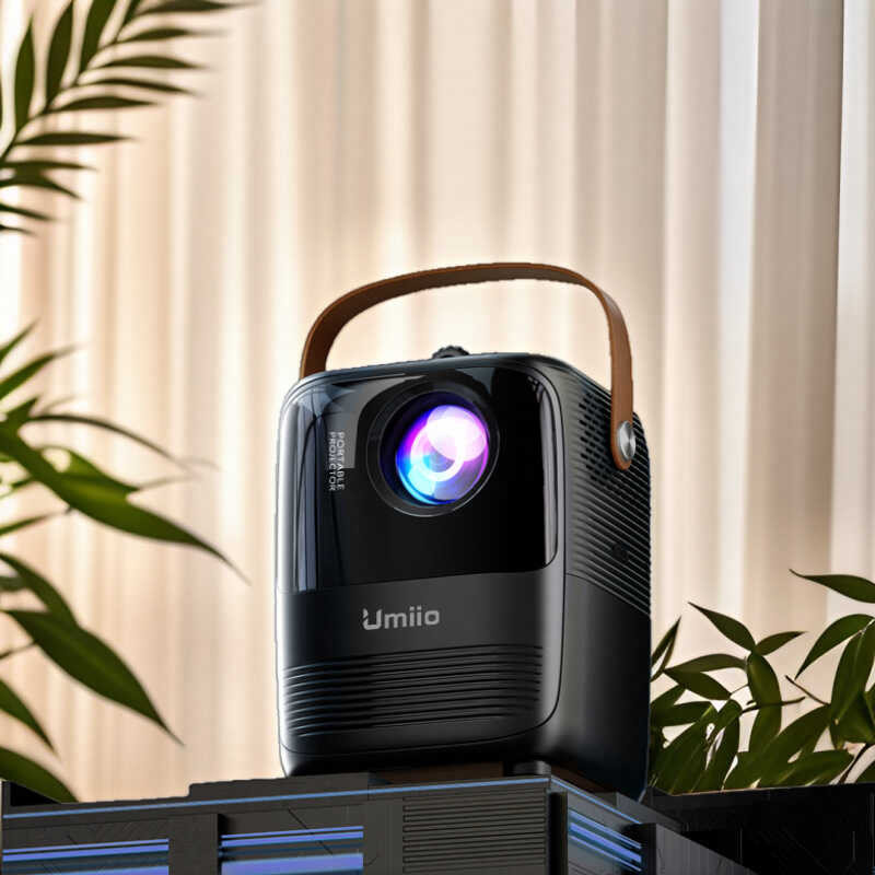 Umiio A0084k 1080P Living Room Bedroom Wall Projection Mini Projector ...
