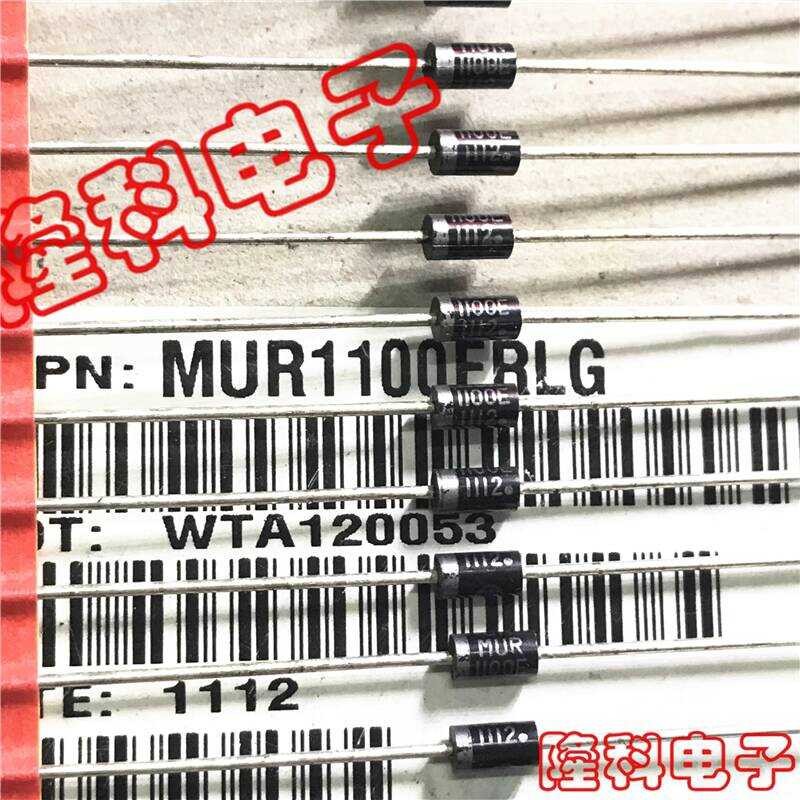 MUR1100ERLG Direct Plug Fast Recovery Diode MUR1100EON 1A 1000V ...