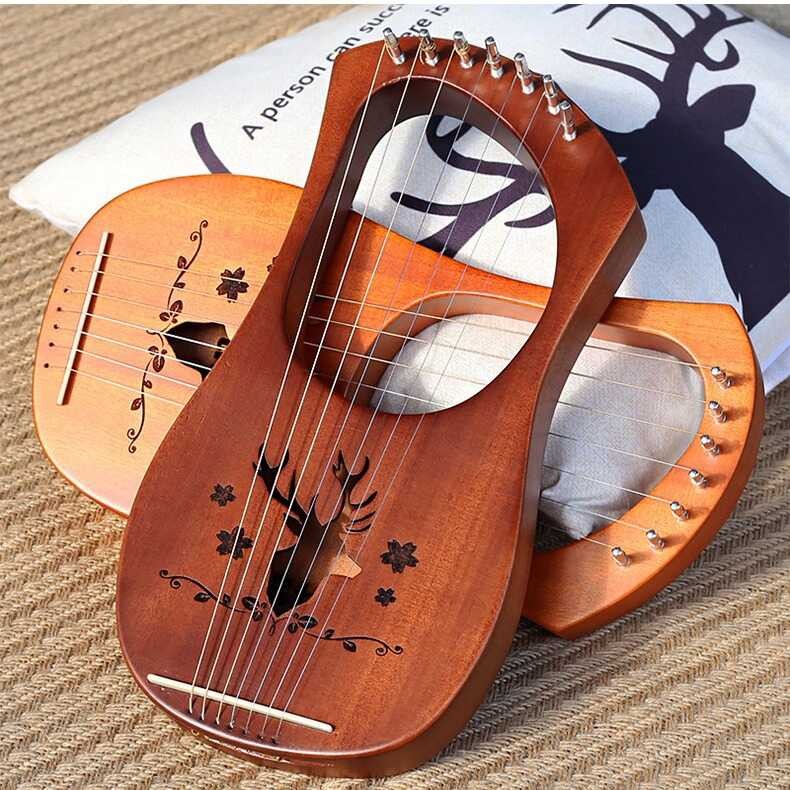 A 7-Tone Seven-String 10-Tone Harp Lyre Greek Small Instrument | Shopee ...